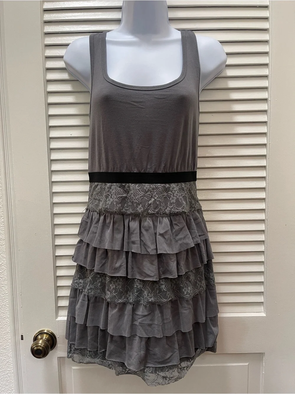 xhilaration lace dress Xhilaration Purple Lace Mid Dress XL (16-18)